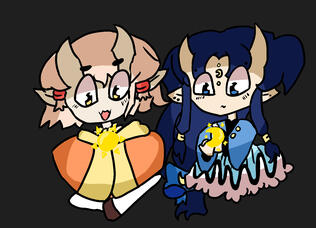 Someones ocs for an event! (Sun and Moon) Someones ocs for an event! (Sun and Moon)